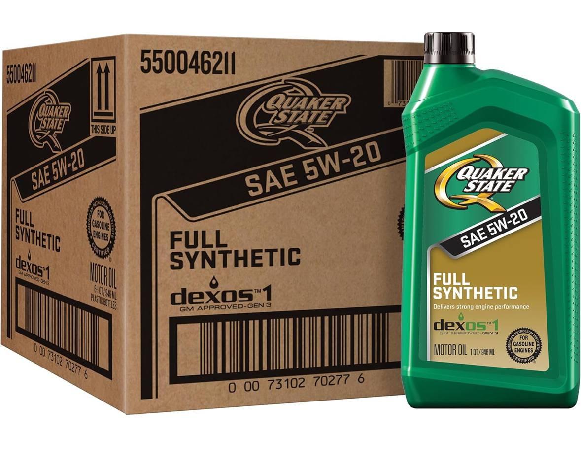 Масло Quaker State 5W20 Full Syntetich 1 кварта 0,9 л