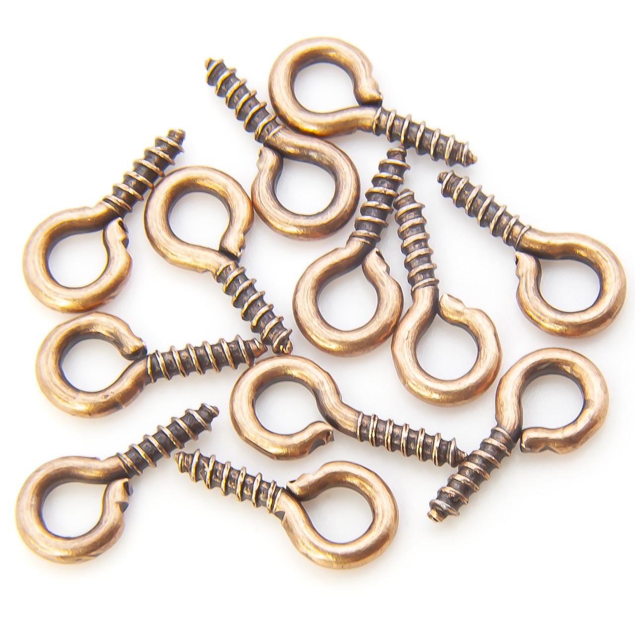 Штифт винтовой для бижутерии 5х10 мм в уп. 50 шт. Медный (ШТ0510ф89) Штифт винтовой для бижутерии 5х10 мм в уп. 50 шт. Медный (ШТ0510ф89)