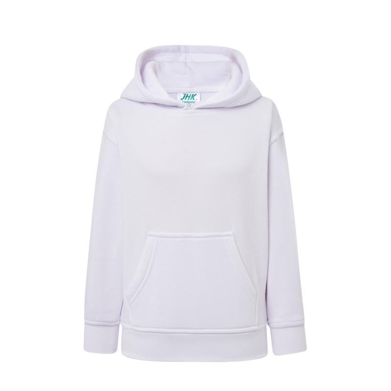 Кофта детская JHK KID SWEATSHIRT KANGAROO 7/8 Белый (WH)