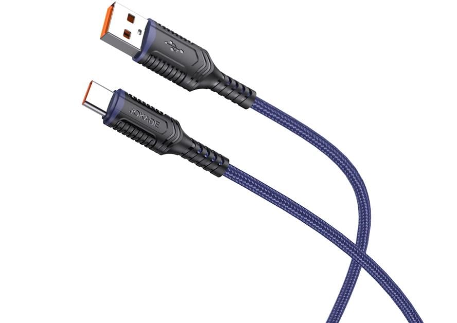 Кабель Jokade JA019 USB Type-C 1 м 5 A Blue (11258951)