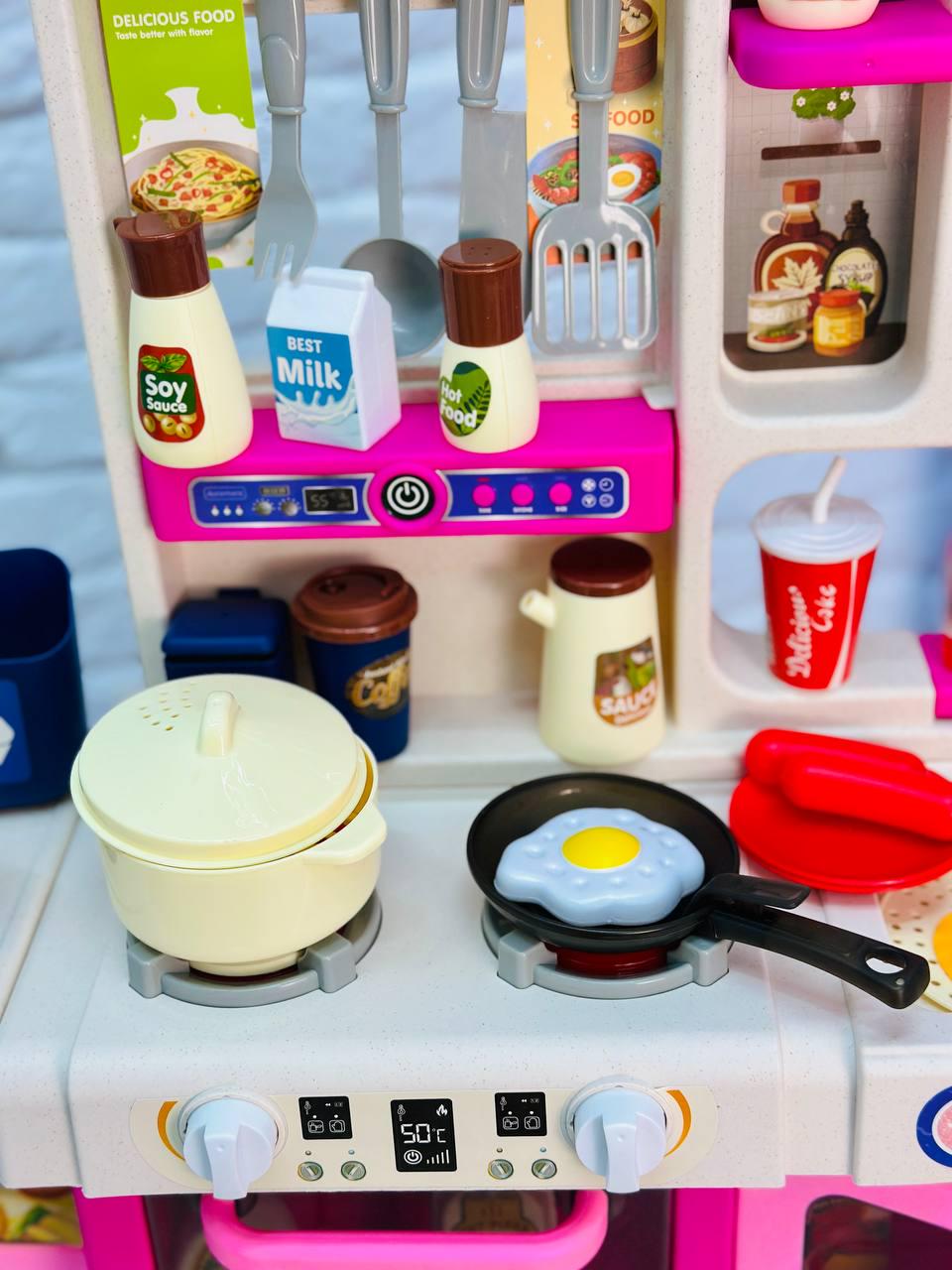 Кухня игровая 92 см 45 пр. Розовый (2529) - фото 4