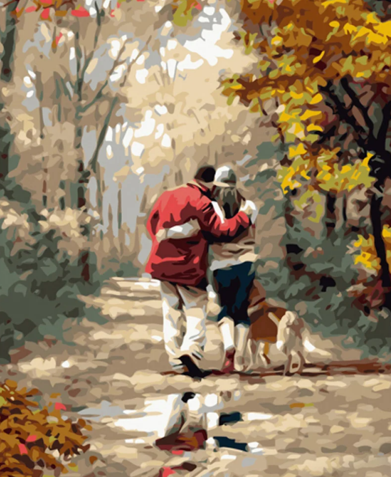 Картина по номерам Strateg Семейная прогулка 40x50 см (GS1155) Картина по номерам Strateg Семейная прогулка 40x50 см (GS1155)