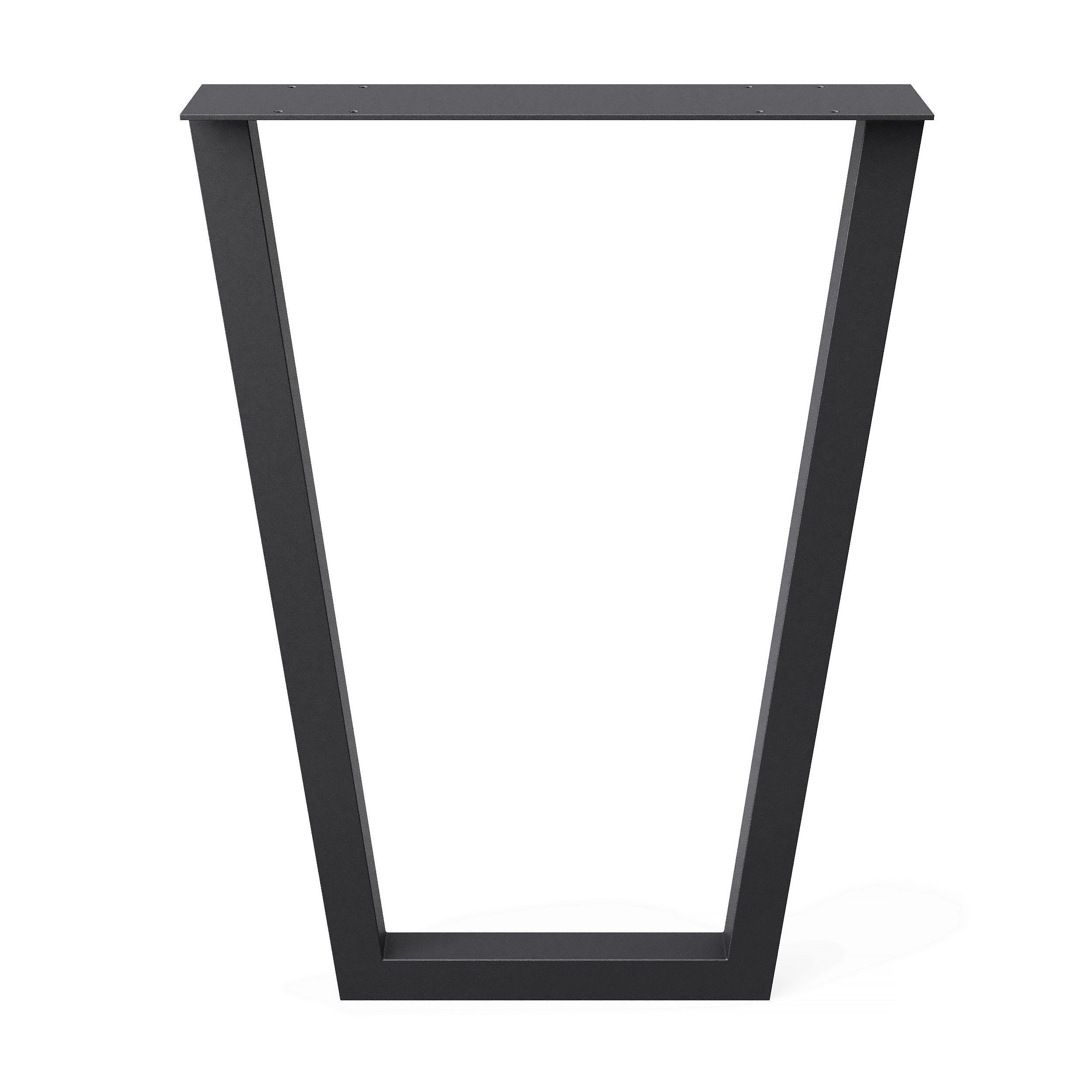 Комплект опор для столу з металу 500х100 мм H 730 мм 2 шт. Чорний (1053) - фото 4 Комплект опор для столу з металу 500х100 мм H 730 мм 2 шт. Чорний (1053) - фото 4