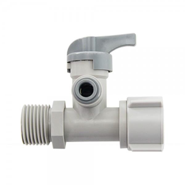 Переходник входной Бриз 1/2"- 1/2"- фитинг 1/4" с краном (112-080002) Переходник входной Бриз 1/2"- 1/2"- фитинг 1/4" с краном (112-080002)