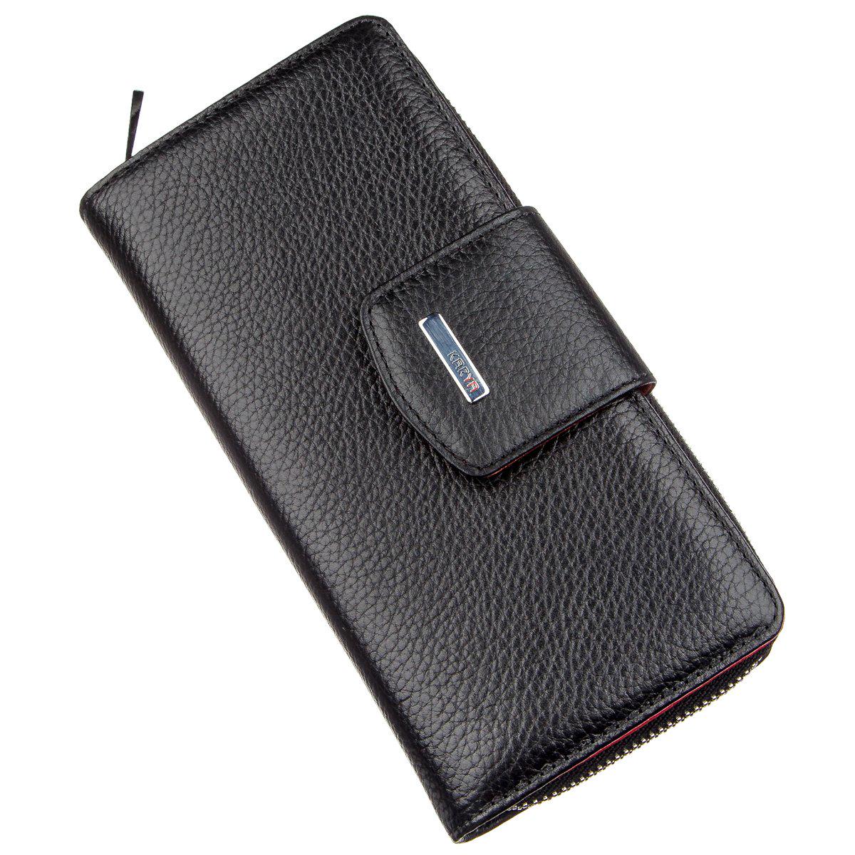 Кошелек Karya 17403 кожа Черный (46257)