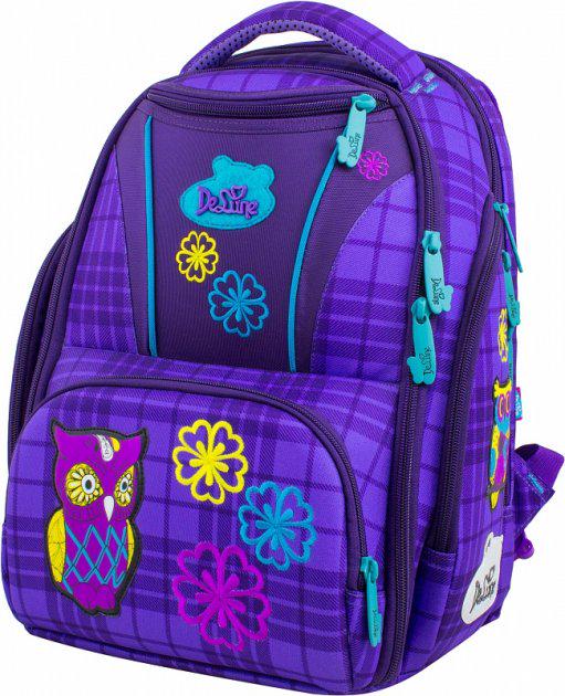 Рюкзак школьный DeLune 8-108 28х37х19 см Фиолетовый Рюкзак школьный DeLune 8-108 28х37х19 см Фиолетовый