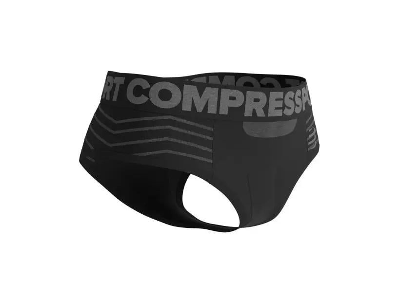 Трусики женские спортивные Compressport Seamless Boxer M Black/Grey