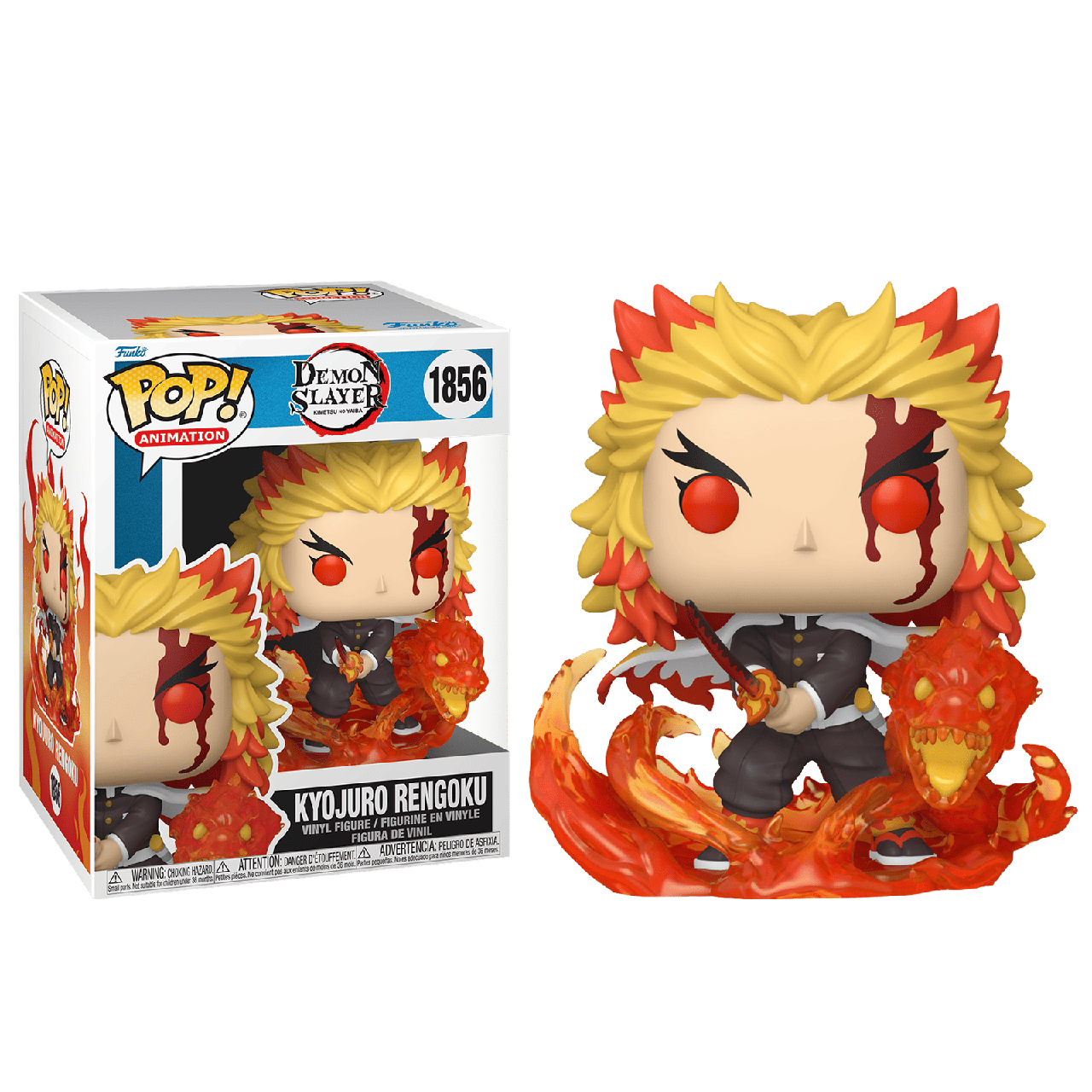 Фігурка Funko POP Кеджуро Ренгоку Дев'ята форма 1856 з аніме Клинок що розсікає демонів Demon Slayer (2800830371)