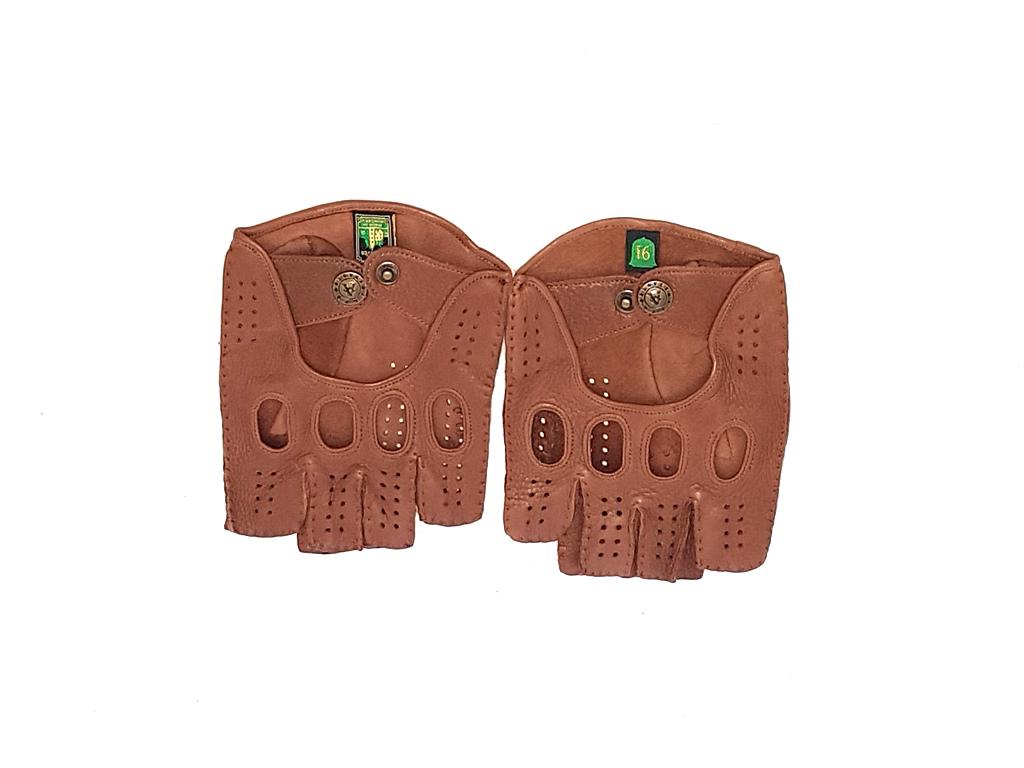 Перчатки мужские Alpa Gloves 10131-17 автомобильные натуральная кожа р. 9,5 Коричневый (28595182) - фото 2