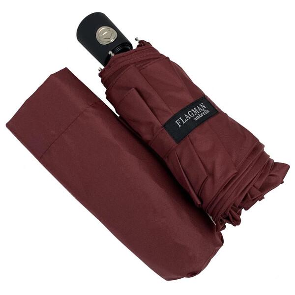 Зонт мини THE BEST автомат карманный Бордовый (37605)