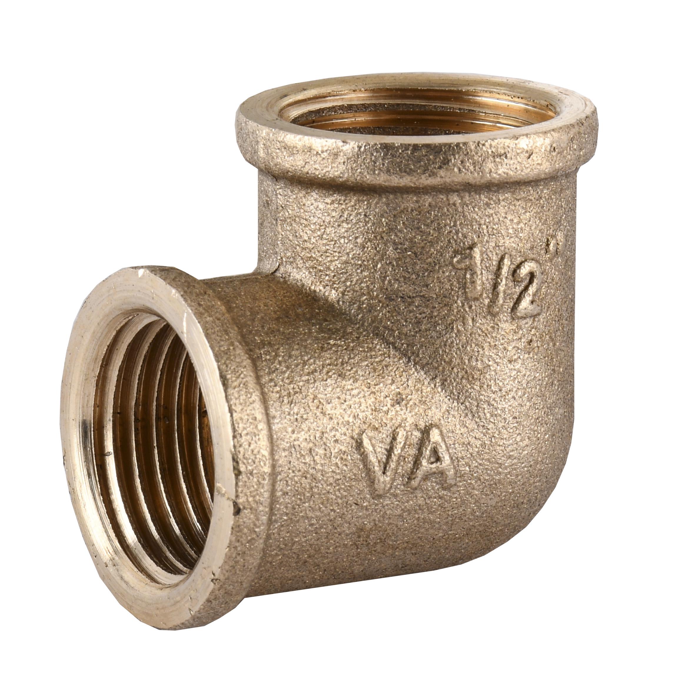 Уголок латунь 1/2″ внутренняя-внутренняя А0101А (000010508)