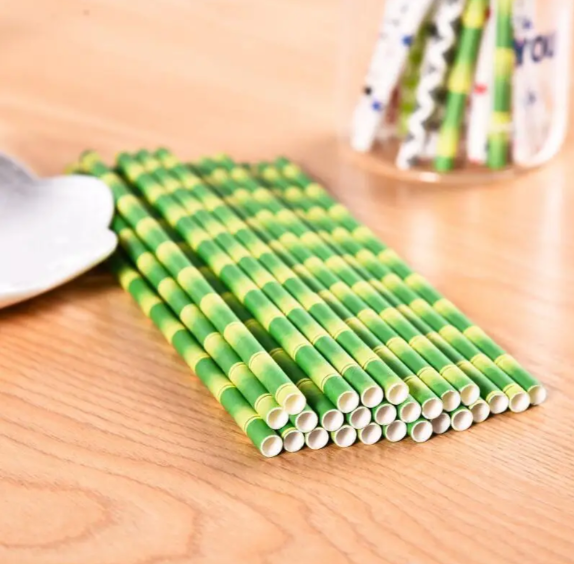 Трубочки коктейльные с принтом бамбука 25 шт. 20 см Зеленый (2108/1) - фото 5 Трубочки коктейльные с принтом бамбука 25 шт. 20 см Зеленый (2108/1) - фото 5