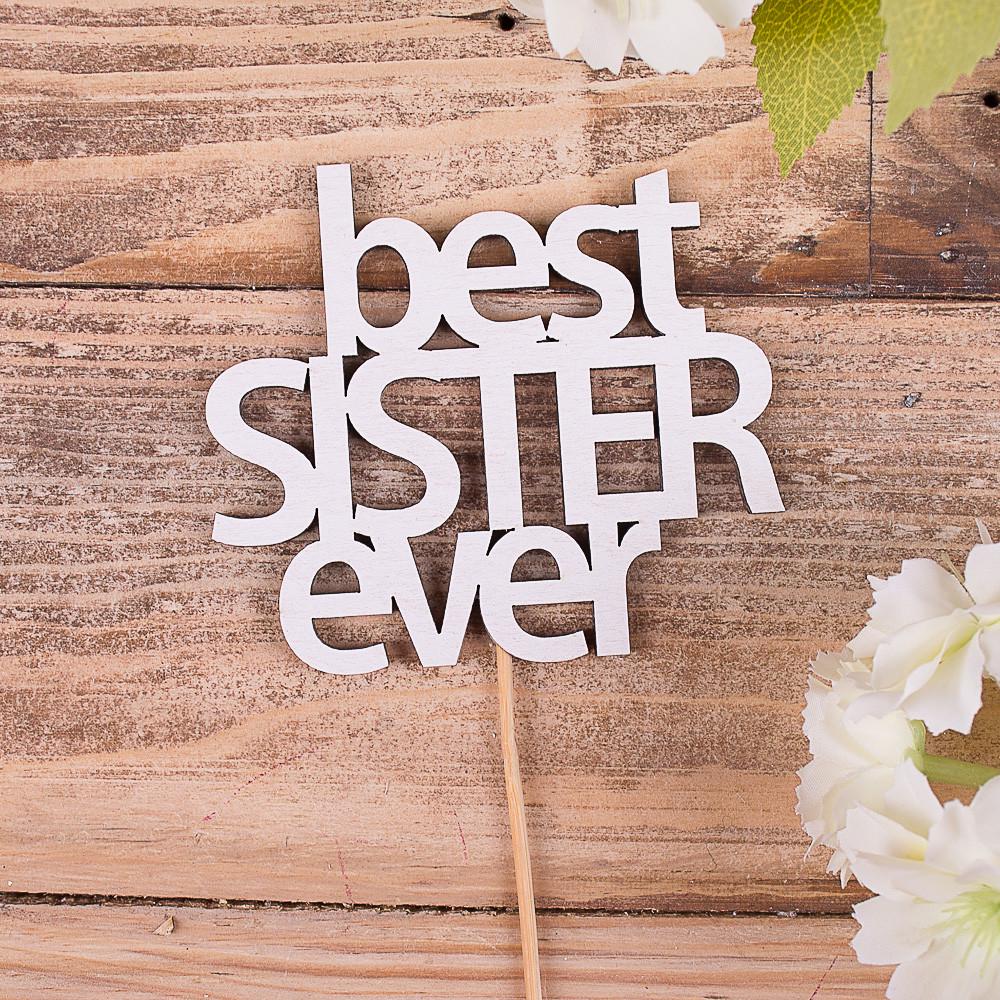Топперы слова "Best Sister Ever" (4022-52)