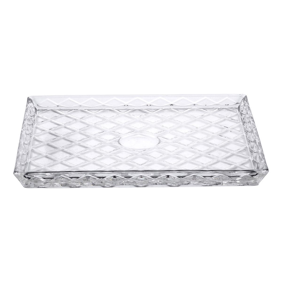 Блюдо для закусок Lirmartur стеклянное 24,5х20,5х2 см (HP-YH-39) - фото 3