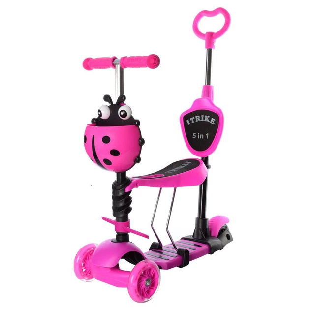 Самокат детский Best Scooter 5в1 Божья коровка