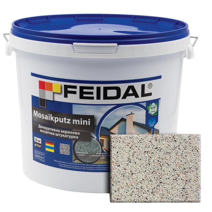 Штукатурка декоративна акрилова мозаїчна Feidal Mosaikputz mini А12 15 кг (1886455514)