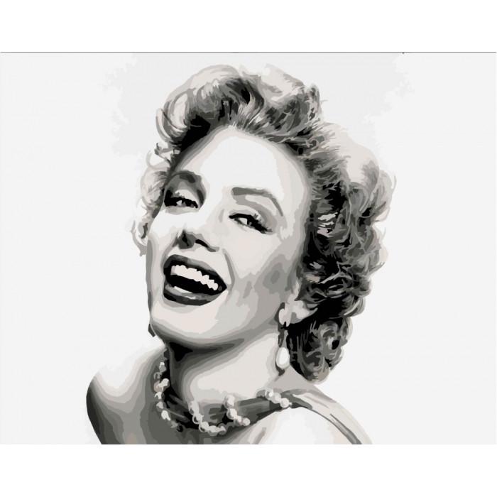 Картина по номерам Ідейка Люди Улыбка легенды 40х50 см (KHO2665)