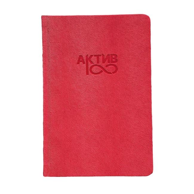 Планер для бизнеса и личных дел Актив LifeFLUX А5 на год русский язык Красный металлик (LFPLRLRM033)