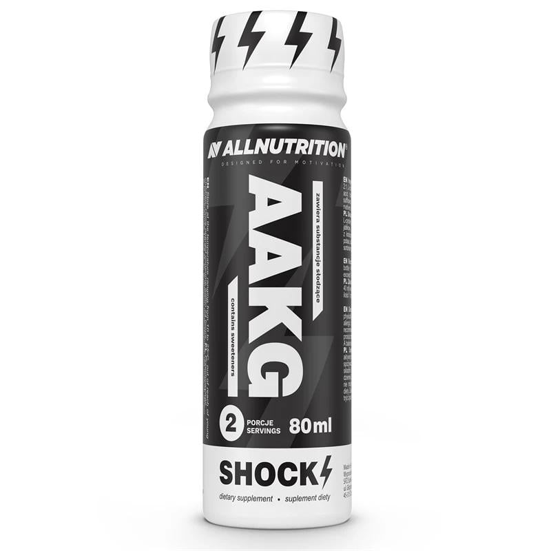 Аминокислота AllNutrition AAKG Shock 80 мл (8673) Аминокислота AllNutrition AAKG Shock 80 мл (8673)