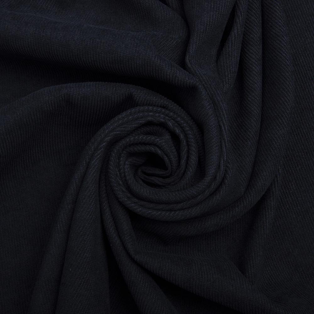 Ткань вельвет Кентукки V-1(1001) чорний