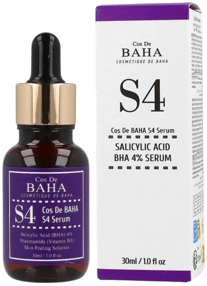 Сироватка із саліциловою кислотою для жирної шкіри Cos de BAHA Salicylic Acid 4% Serum 30 мл (8809240318225)