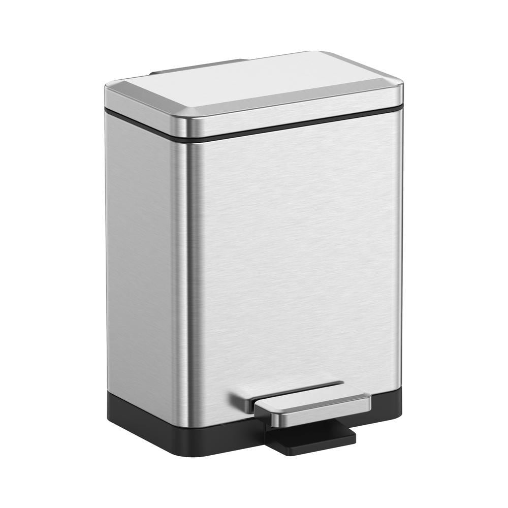 Ведро для мусора KOER TC-010315-02 с плавным закрытием прямоугольное 15 л Нержавеющая сталь (KR5603) - фото 3 Ведро для мусора KOER TC-010315-02 с плавным закрытием прямоугольное 15 л Нержавеющая сталь (KR5603) - фото 3