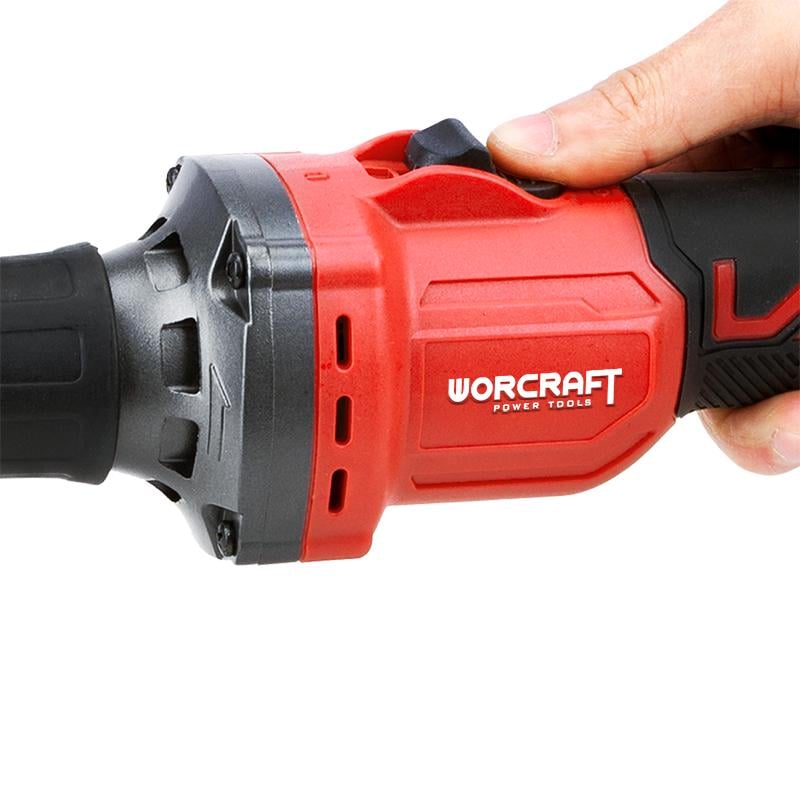 Шліфувальна машинка акумуляторна безщіткова Worcraft CDG-S20LiB з акумулятором 4А і зарядним патрон 0,6 мм (43232) - фото 9