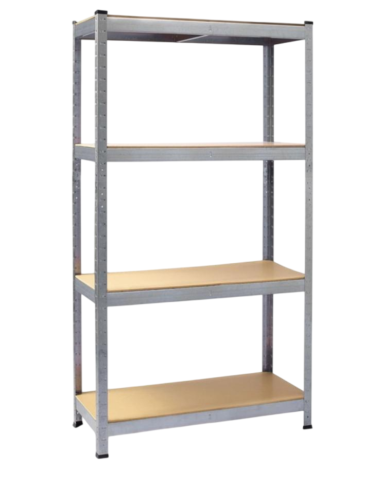Стеллаж для хранения Siker G9040 металлический на 4 полок 180х90х40 см Серый (147-76-42401070)