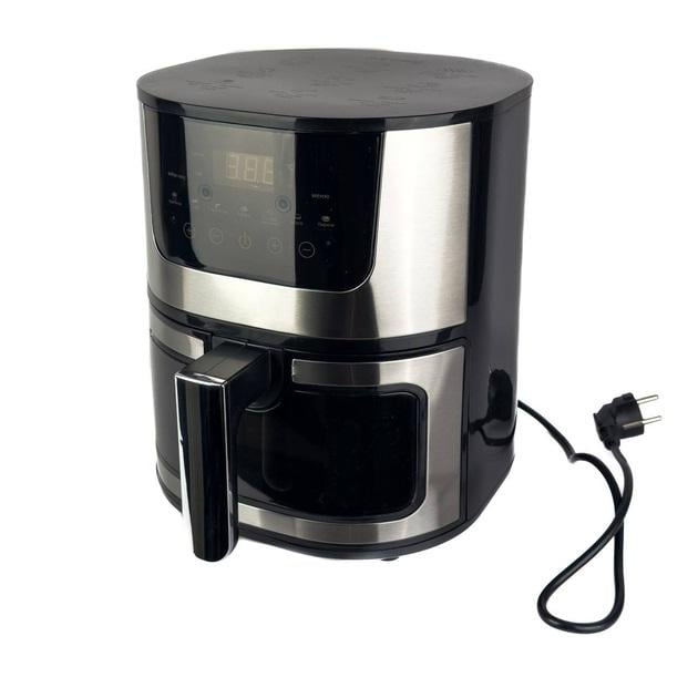 Аэрогриль-фритюрница Rainberg RB-2268 4200 Вт безмасляная Черный (GR-05373)