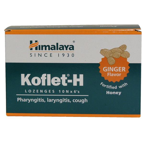 Противопростудное средство Himalaya Koflet H 60 lozenges Ginger (000021850)