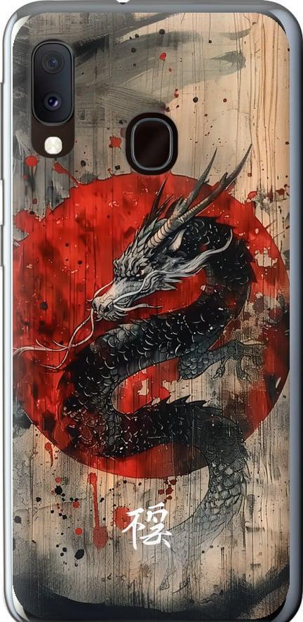 Чехол на Samsung Galaxy A20e A202F Восточный дух (6100t-1709-42517)
