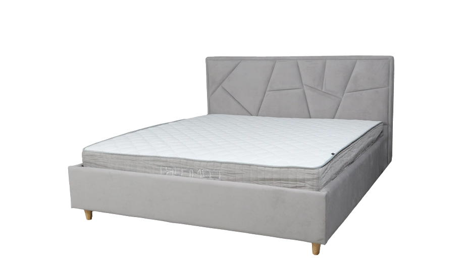 Кровать Сиена 1,6 с подъемным механизмом Светло-серый (2147506586)