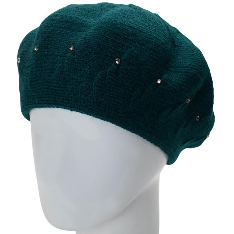 Берет зимний женский Lirus Кира двойной one size Зеленый (111520) - фото 1 Берет зимний женский Lirus Кира двойной one size Зеленый (111520) - фото 1