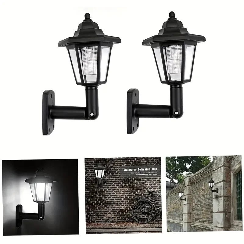 Фонарь-светильник уличный Ретро LED настенный на солнечной батарее (2721928082) - фото 4