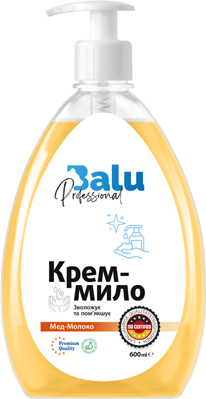 Крем-мыло жидкое Balu Мед-Молоко 600 мл (00000014000)