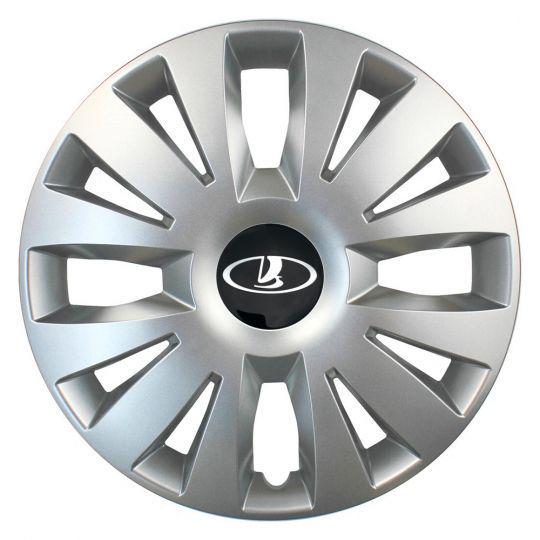 Автомобильные колпаки SKS 324 R15 с логотипом Lada 4 шт. Серебристый