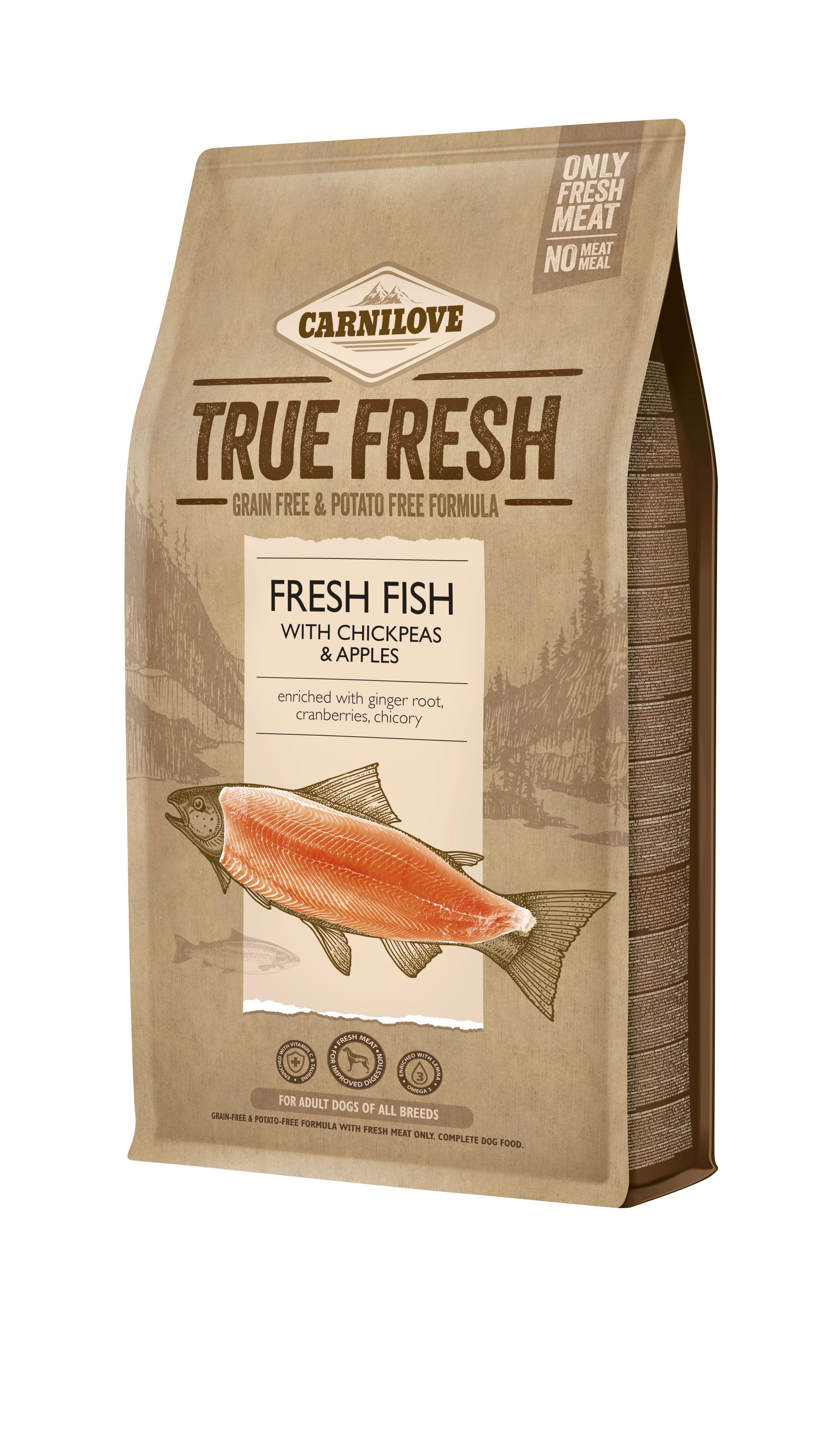 Корм сухой для собак Carnilove True Fresh с рыбой 4 кг (8595602546008)