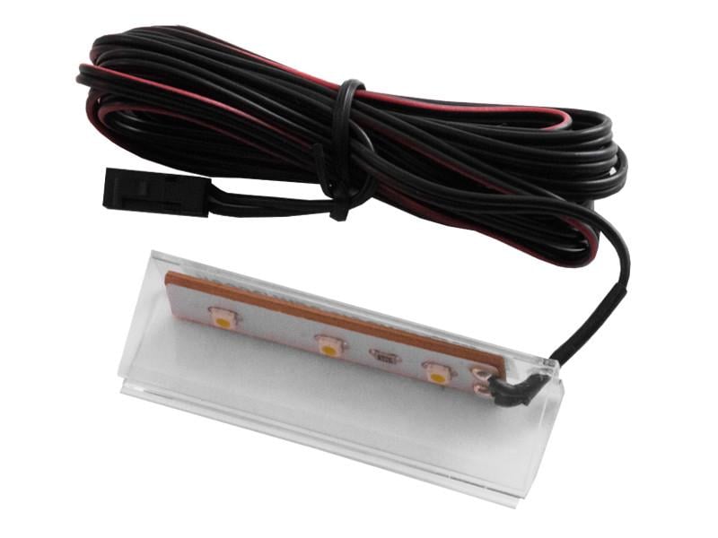 Клипса светодиодная пластиковая LEDUA для подсветки стеклянных полок 12В 0.72Вт зеленый (35502522) Клипса светодиодная пластиковая LEDUA для подсветки стеклянных полок 12В 0.72Вт зеленый (35502522)