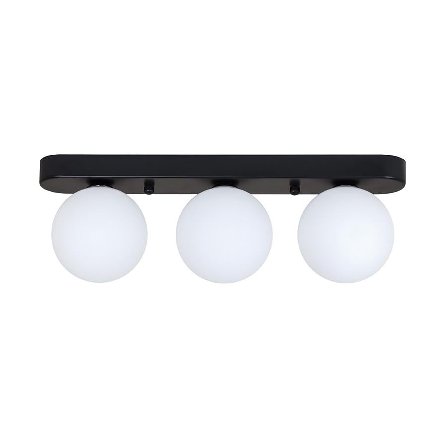 Люстра Levistella 761X100F-3 BK+WH на три плафони Чорний (380) - фото 1 Люстра Levistella 761X100F-3 BK+WH на три плафони Чорний (380) - фото 1