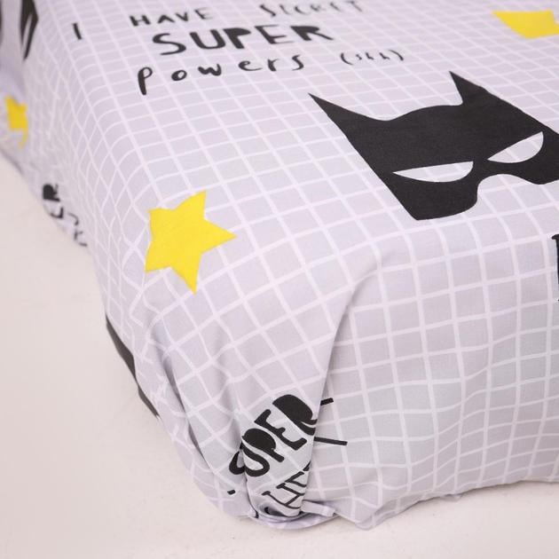 Простынь на резинке Batman City бязь 80х190х25 см (44882264) Простынь на резинке Batman City бязь 80х190х25 см (44882264)