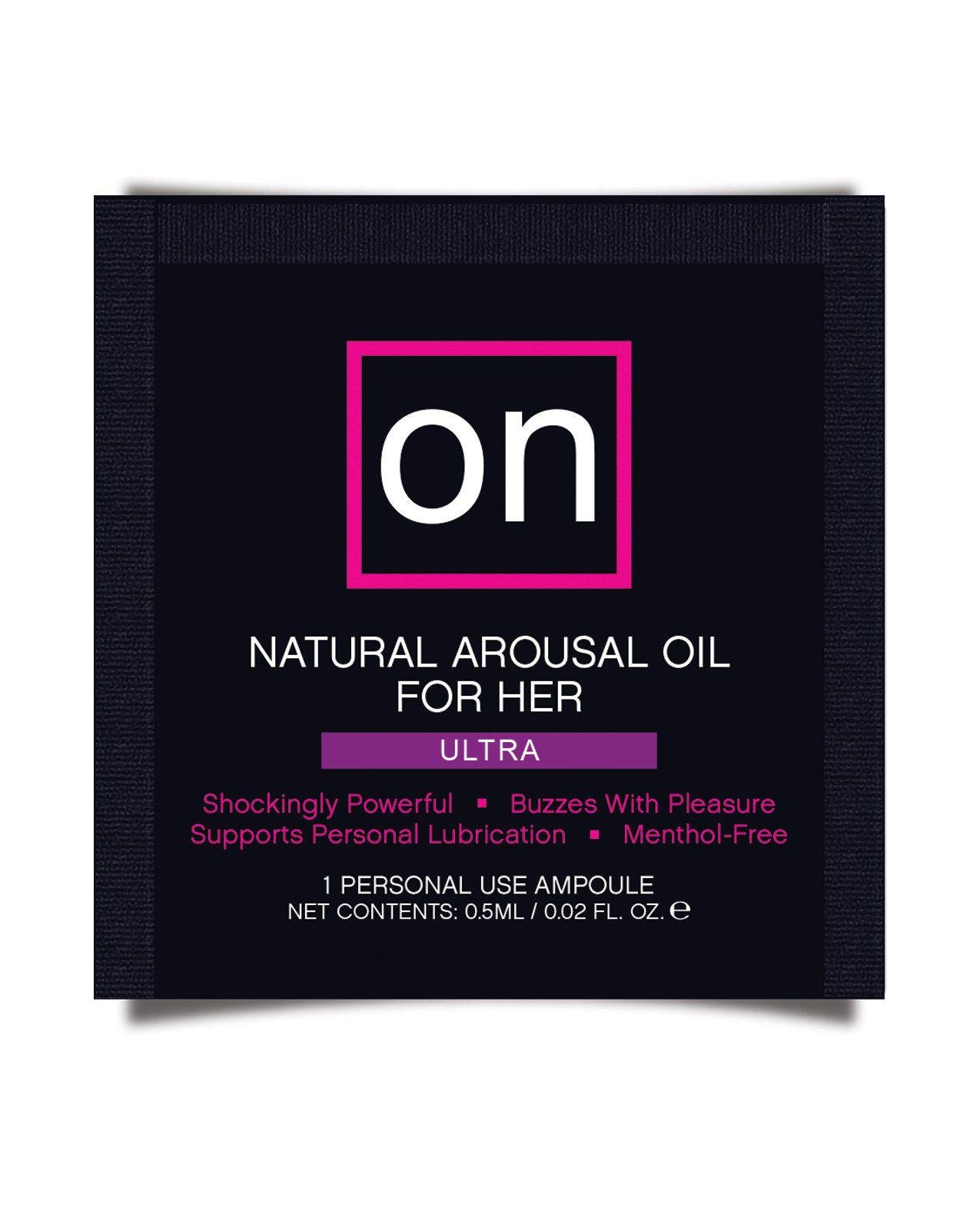 Пробник олійки збуджуючої Sensuva ON Arousal Oil for Her Ultra 0.5 мл (SO3545)