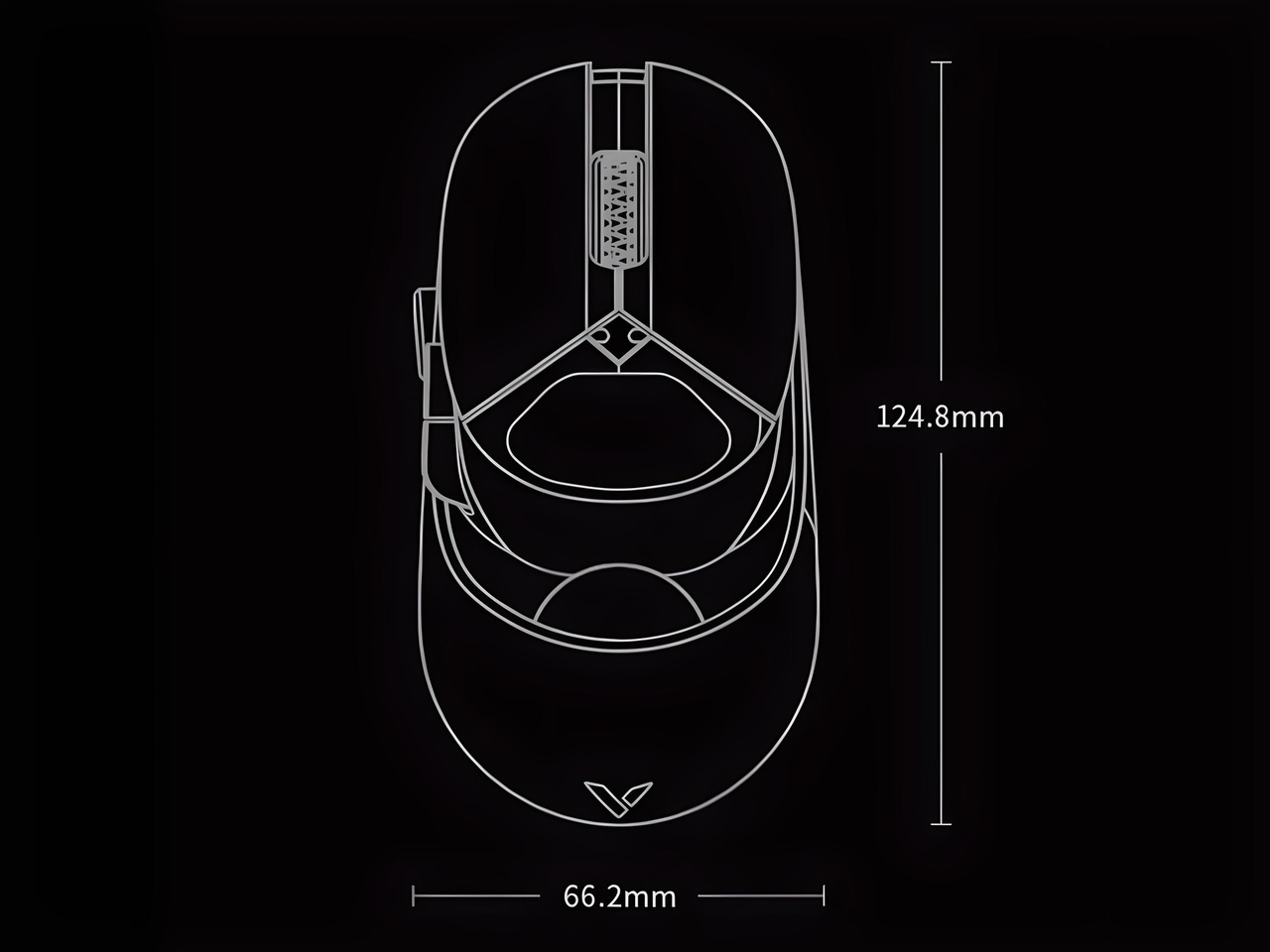Мышь RAPOO VT960S с комбинированным подключением аккумулятор 19000DPI Черный (2440969075) - фото 9