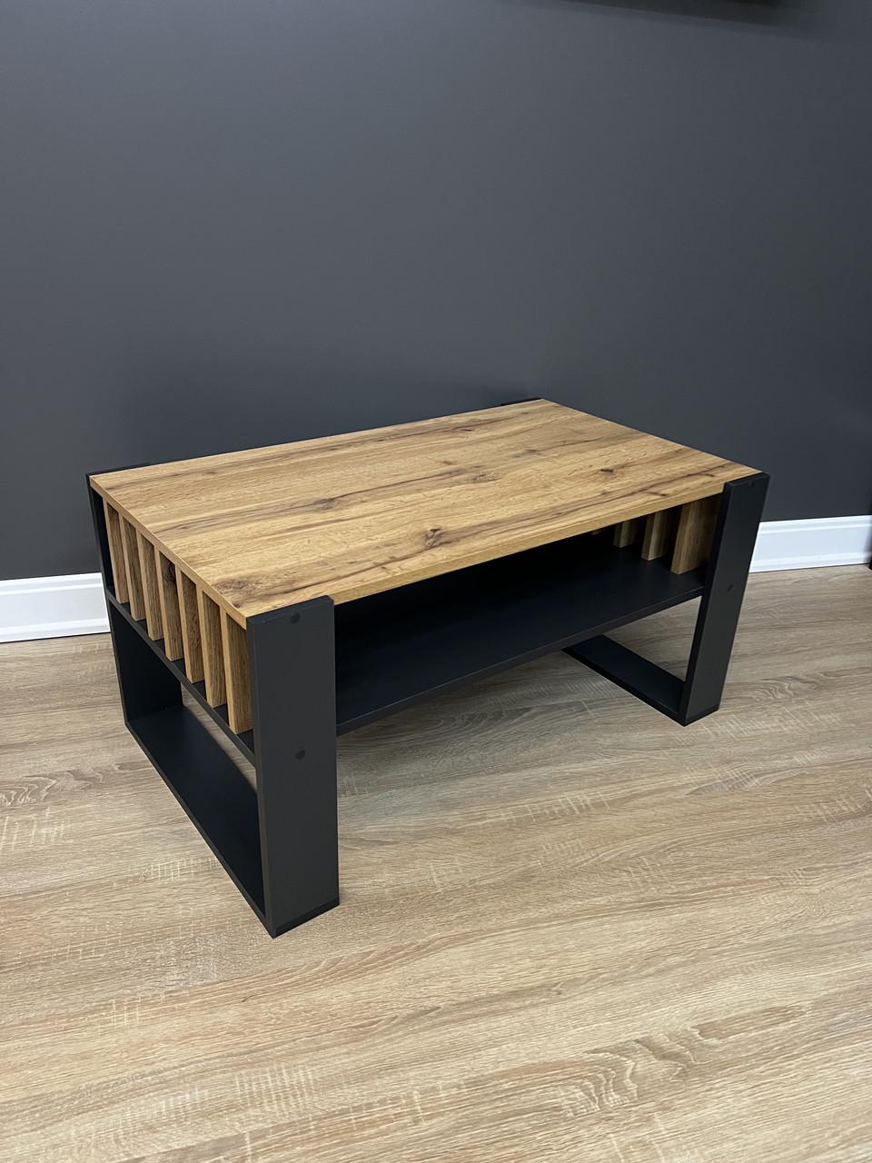 Стіл журнальний Вествуд 990/450/500 мм Дуб Аппалачі/Антрацитовий