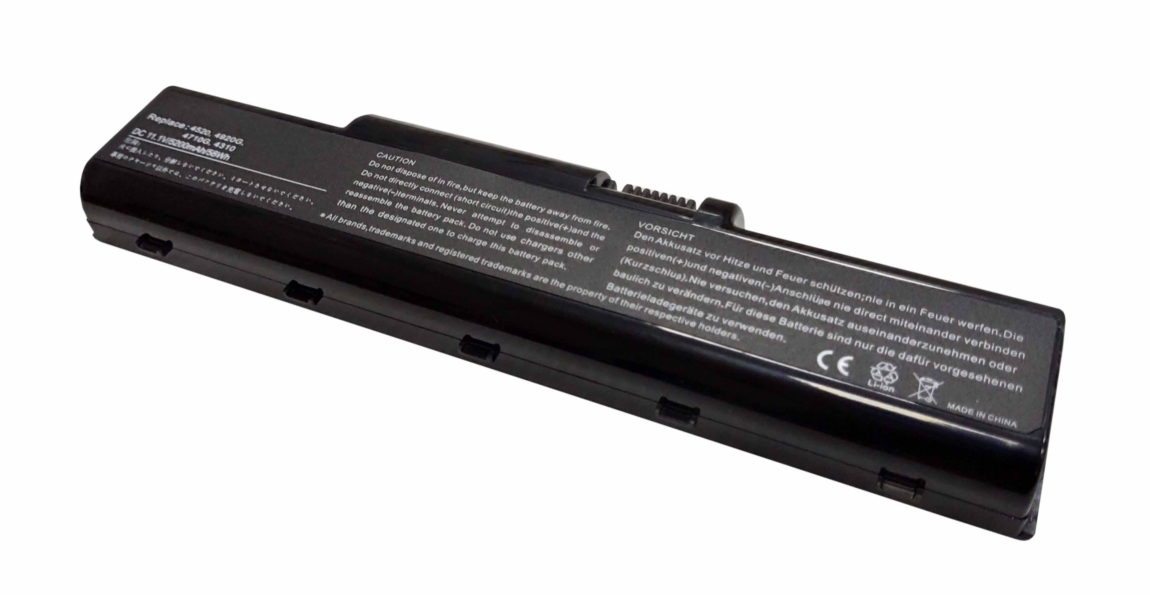 Аккумулятор для ноутбука Acer AS07A31 Aspire 2930 11.1V Black 5200mAh OEM - фото 2