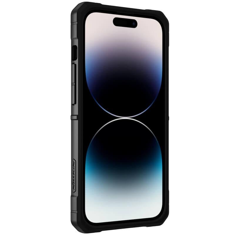 Протиударний TPU+PC чохол Nillkin CamShield Adventurer Pro (шторка на камеру) для Apple iPhone 14 Pro Max (6.7") Armor Black - фото 5