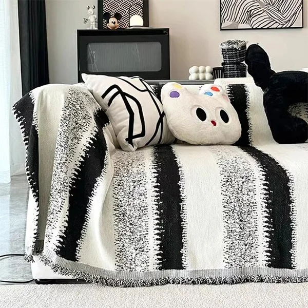 Плед с геометрическим узором 180х180 см (C01188-1) - фото 3 Плед с геометрическим узором 180х180 см (C01188-1) - фото 3