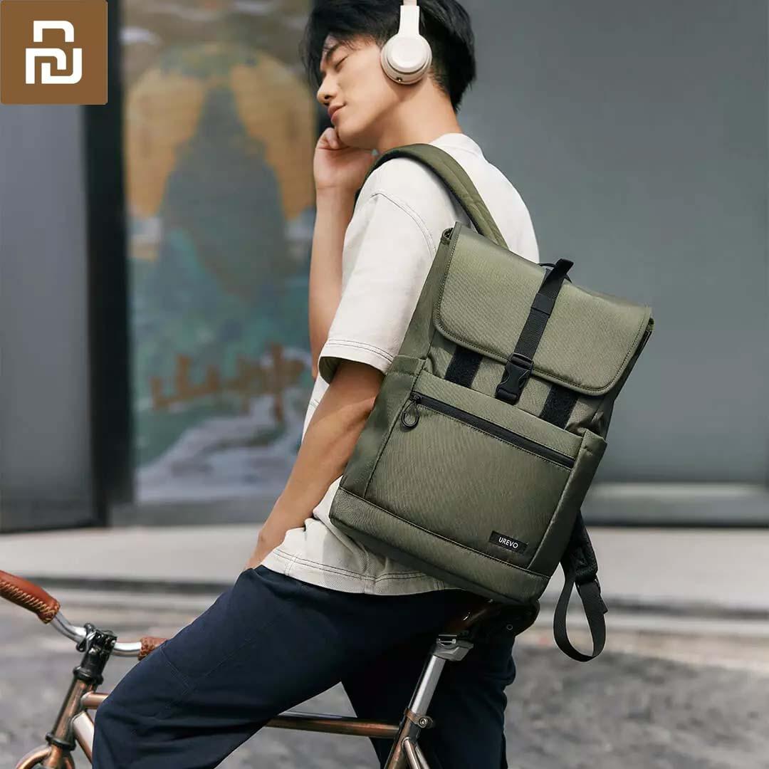 Рюкзак Youpin Urevo Urban Leisure Backpack Midnight Green (63449) - фото 7