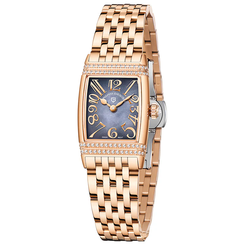 Часы женские Pagani Design PD-1737 Gold-Pearl (22815039)