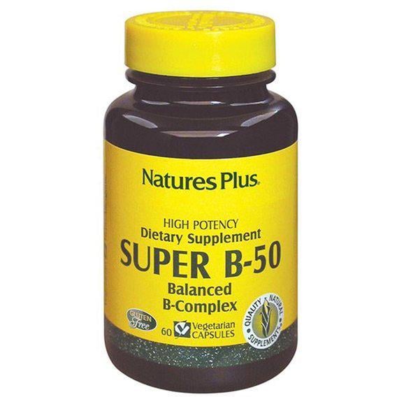 В комплекс Nature's Plus Super В-50 60 Veg Caps (NTP1310)