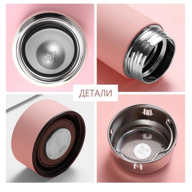 Термос з LED індикатором температури та сенсором 500 мл Рожевий (5060142) - фото 7 Термос з LED індикатором температури та сенсором 500 мл Рожевий (5060142) - фото 7